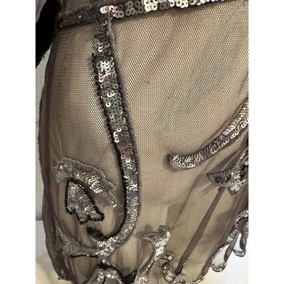 Iconic Temperley London  Dress Mesh Mini Stunning Ornate Size 2 S UK6 - Picture 3 of 12